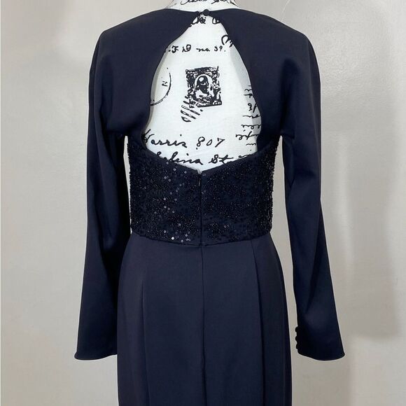 Amsale Stretch crepe gown size 10 - Picture 10 of 13